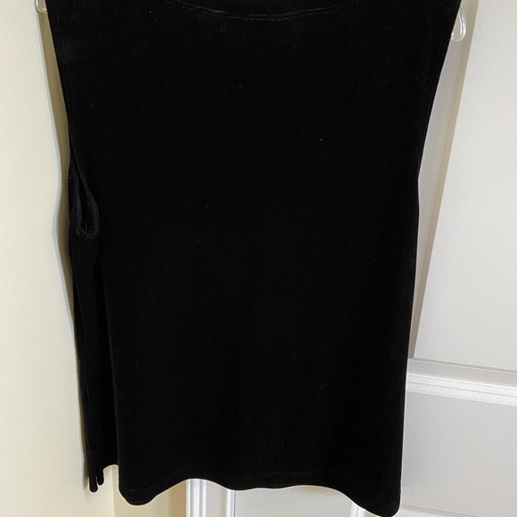 IN Studio Top Black Silver Sequin Large - Picture 2 of 5